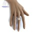 แหวนคู่ แหวนคู่เงินแท้ แหวนเพชร แหวนเงินแท้ แหวนหมั้นเพชร - RC3031di